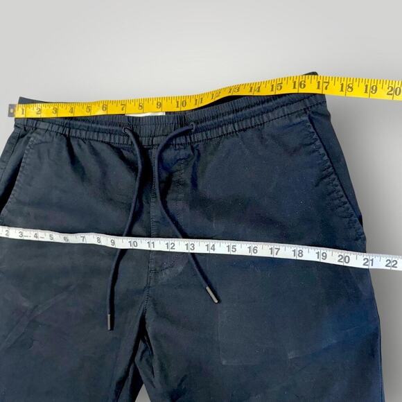 Marks & Spencer Straight Fit High Rise Pants Rhinestone Beaded Hem Size M Black - Picture 13 of 16